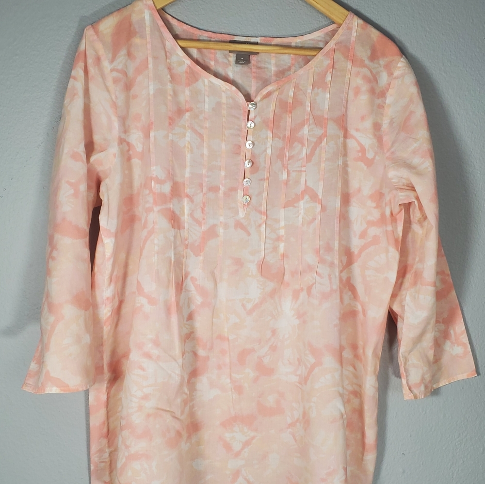 J. Jill medium peach, pleated top